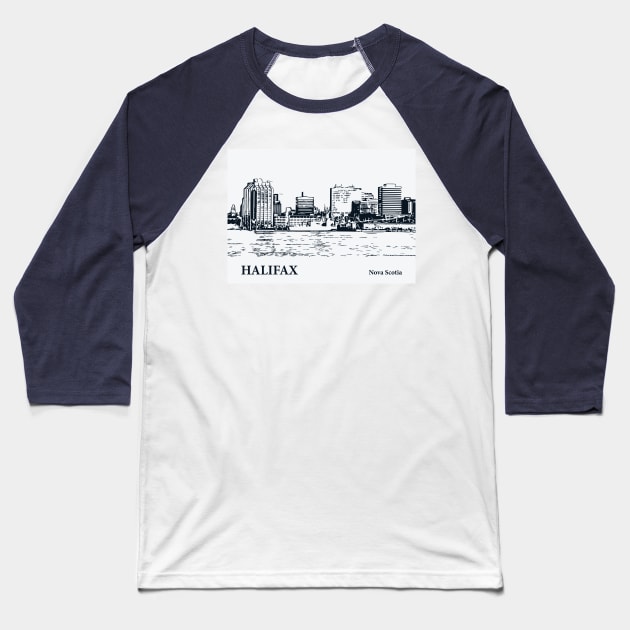 Halifax - Nova Scotia Baseball T-Shirt by Lakeric